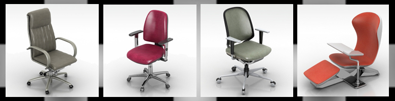 Office Chairs 3D Models