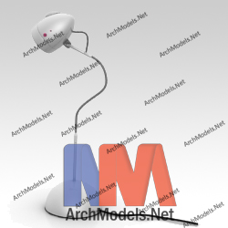 Table Lamp 3D Model 00032